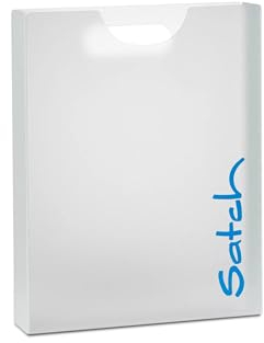 Satch Heftebox DIN A4 für Schulrucksäcke inkl. Griff, hochwertig und leicht transparent - Transparent