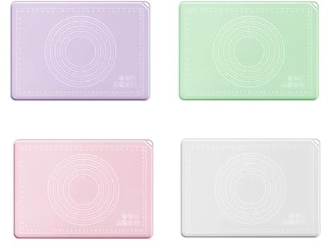 LNNXSZ Tapis de Cuisson Silicone Tapis de Cuisson en Silicone antiadhésif, pâte à Pizza, pâtisserie, Nouilles, Feuille de pétrissage, Outils de Cuisine, 1 pièce (Color : White, Size : 60x80cm)
