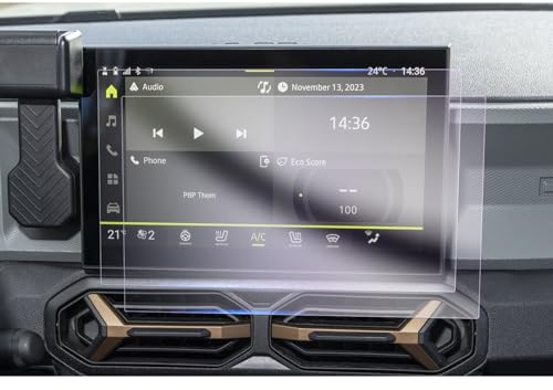 GAFAT [2 PCS] Dacia Duster 3 2024 2025 2026 10.1 Navigation Protective Film, Nano Screen Protector for Dacia Duster iii 2025 10.1 Inch Touch Screen, Shockproof, 6H Anti-Scratch