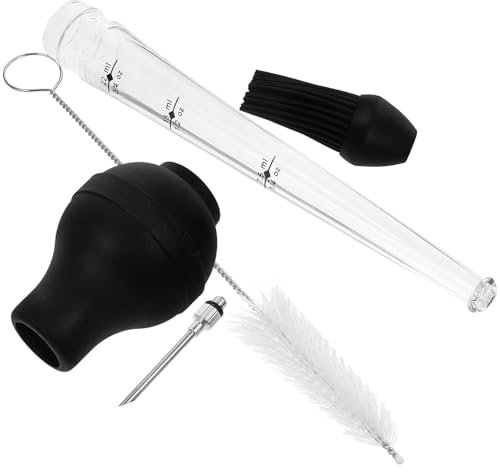 BESPORTBLE Food Injector Tool Meat Injection Gun Silicone Tube Easy to Clean for Kitchen Bbq