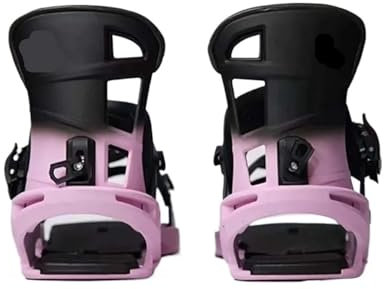 Fijaciones snowboard Fijaciones de Snowboard for exteriores for hombre y mujer, fijaciones de TPE for deportes de nieve, soporte de tabla única fría, fijación estable for Snowboard, invierno(L)