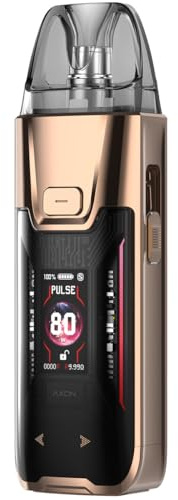 Vaporesso Luxe XR Max 2 Kit 3200mAh Battery 80W 5ml 0.2/0.8ohm Dual Mesh Coil GTX Electronic Cigarette Vaporizer No Nicotine (Pelle rosso imperiale)