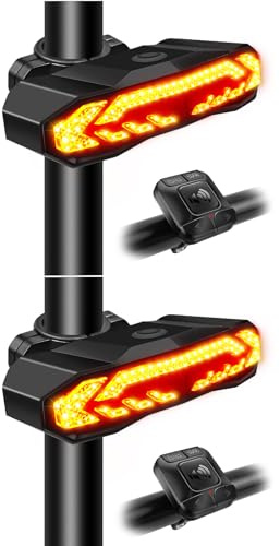 NineLeaf Fahrrad Alarmanlage, Diebstahlsicherung Alarm Mit Fernbedienung, Fahrrad Alarm Für Motorrad, Roller, Fahrrad, Tür, Fahrradschloss Alarm 110dB laut IP65 wasserdichtes USB-aufladbar, 2er-Pack