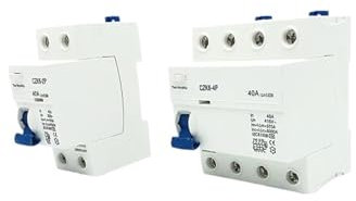 Disjoncteur différentiel de type RCD AC ELCB 2 pôles 40A 63A 30mA 100mA 300mA RCD RCCB(B Class EM Type,4P32A100MA)