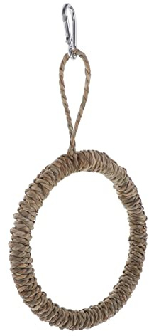 TOYANDONA Columpio Hamaca para Loros Juguete de Periquitos Accesorio para Jaula de Pájaros Soporte de Perchero para Cacatúas y Periquitos Comederos