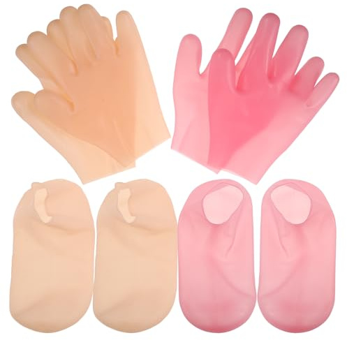 SEWACC Fußmaske Mit Feuchtigkeitspflege Wiederverwendbare Silikon-socken Für Intensive Hautpflege Entfernen Abgestorbene Hautschüppchen Für Trockene Füße