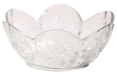 OZLCUA SaucièRe Lot de 3 petits bols à sauce en plastique motif fleurs cerisier, for assaisonnement, glaces et autres plats(Clear)