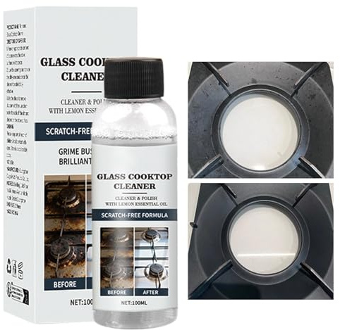 Pulitore Fornelli - 100ml Liquido Per Pulizie Intenso - Detergente per Piano di Cottura - Per Cucina Bagno Griglia Stoviglie Pavimento Piastrelle Fughe Piano Di Lavoro Grasso