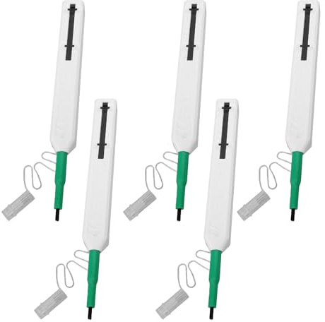 BAFOVY Fiberoptisk Rengöringsmedel 2,5 Mm Fiberoptisk Kontakt Rengöringspenna 2,5 Mm Rengöringspenna för Hylsa med 180 Graders Rotation Auto-byte över 800 Rengöringar för