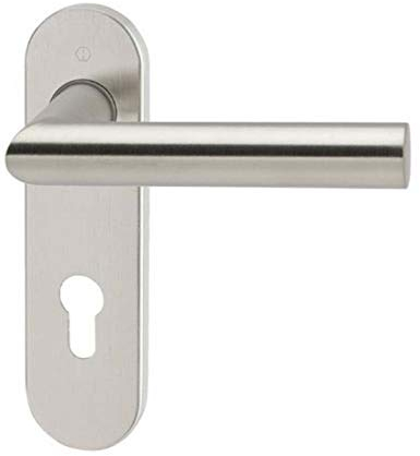 Hoppe 3289495 Kurzschild-Garnitur Amsterdam E1400Z/353K Edelstahl F69 PZ