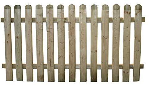 HOMEGARDEN Recinzione da giardino in legno di pino, 180 x 100 cm