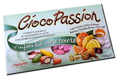 CIOCOPASSION - CONFETTI CRISPO GUSTI ASSORTITI ROSA 1 kg (TIPOLOGIA 1 713625)