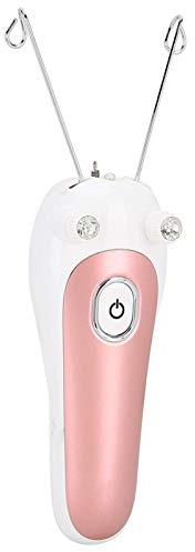 Elektrischer Gesichtshaarentferner Frauen Beim Einfädeln Epilierers Haarentferner für Gesichts Arm Bein Gebrauch(Rosa)
