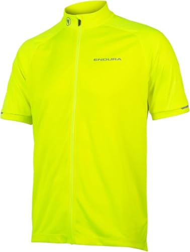 Endura Men's Xtract Shortsleeve Cycling Jersey II | Quick-Dry | Reflective Logos | Silicone Grip Cycling Jersey (Pack of 1)