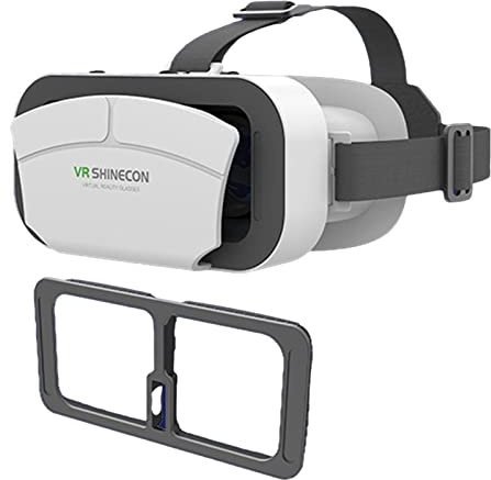 Veeteah Phone VR Headset, Comfortable Cell Phone VR Headsets for 4.5-7.0 Inch Smartphones, VR Glasses Goggles for Kids and Adults