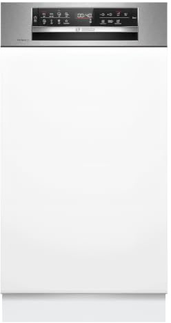 Bosch SPI6ZMS29E, Serie 6, Teilintegrierter Geschirrspüler 45 cm, PerfectDry, DuoPower für gründliche Reinigung, Smart Start, AquaStop, EcoSilence Drive, Edelstahl