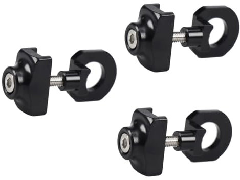 GALPADA 3pièces Outil De Tendeur De Chaîne Pour Vélo Ajusteur De Chaîne Cnc Régulateur De Tension Noir Léger Et Pratique Pour Usage Quotidien