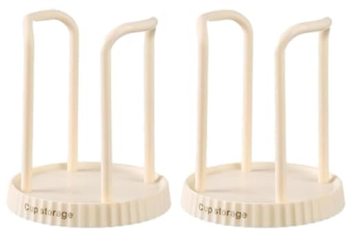 2pcs Dispenser per Bicchieri di Carta, Supporto per Espositore per Tazze, Portabottiglie per Tazze da tè, Dispenser per Bicchieri di Plastica, Portabicchieri Porta Bicchierini Caffe per Casa, Ufficio