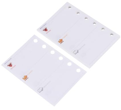 SEWACC 3stücke Loseblatt-nachfüllpapier Notizbuch-ersatzkernpapiere Planerpapiere Für Schulladen