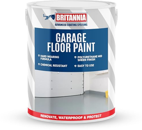 AQUASHIELD Britannia Paints Garage Floor Paint (Light Grey)