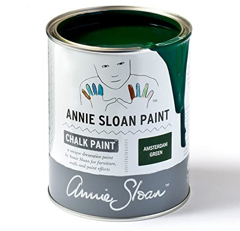 Dovetails Vintage Annie Sloan Chalk Paint 1 litre Amsterdam Green Furniture Paint