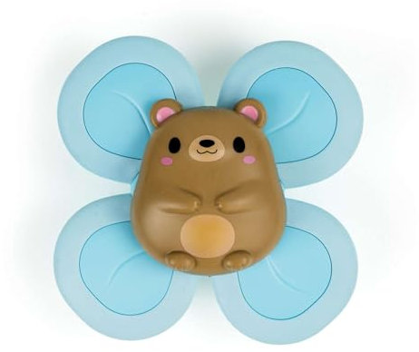 Tiger Tribe Juguete giratorio sensorial para ventana de coche, silla alta y baño, spinners de succión para niños, regalos para bebés y niños pequeños desde 6 meses