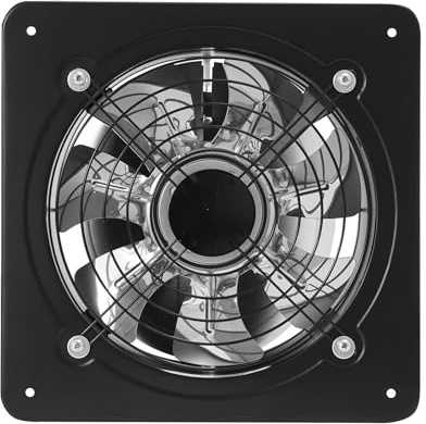 Dekltus Abluftventilator 250mm, 100W Badlüfter Wandventilator Lüfter Leiser Betrieb 2600m³/h, Rohrventilator Wandlüfter Ventilator Leistungsstarke für Garagen, Keller, Lagerhallen