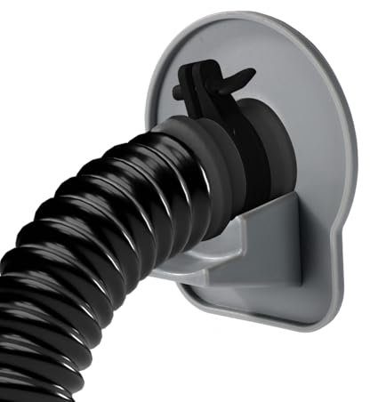 Lyreh 2pcs Supports Tuyau Piscine, ABS Support Piscine Accessoires Pratiques pour Raccorder Fermement l'Interface et Éviter l'Affaissement Tuyau (Gris)