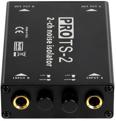 6,5 mm Erdungsringe, Geräuschisolator, Verstärker, Geräuschfilter für Auto-Sound, Heim-Stereo, Autoradio, Geräuschunterdrücker, Reduzierer