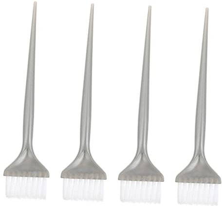 BAZEITFLOW 4piezas Pincel Aplicador Coloración Cabello Cerdas Suaves Duradero Uso Hogar Salón