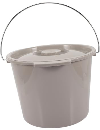 Orinal Portátil con Tapa y Asa de Pp para Personas Mayores | Escupidera Cubierta, Reutilizable y Fácil de Limpiar, Diseño Ligero para Uso Diario, Apto para Niños