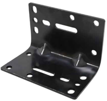 LeeQinersw Mounting Winch Bracket,Heavy Duty Solid Steel Right Angle for Vehicle ATV