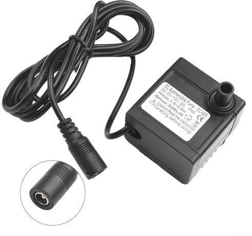 Pompe submersible solaire compacte pour fontaines et bassins Fonctionnement silencieux Longue durée de vie (DC12V)