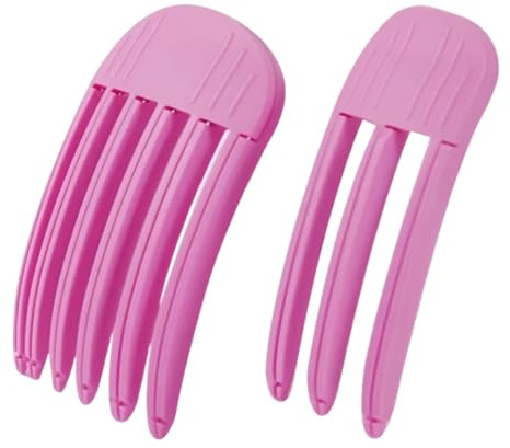 OUDQFCJ Pinzas de Volumen para el, 2 Piezas, Mujer, Hair Clip, Levanta Raíces, Sin Marcas, Herramientas Peinar, Largo y Corto, Flequillo Esponjoso y de Corona Alta, Se Pueden Usar con Secador