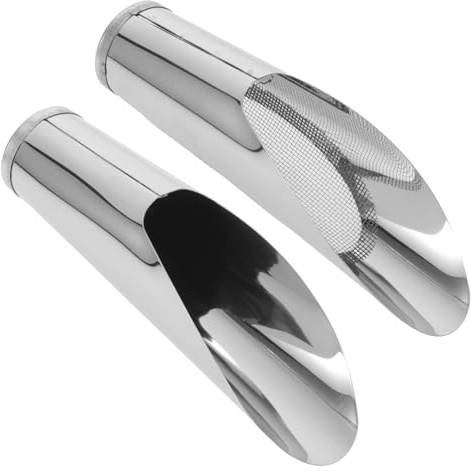 BESTonZON Pala De Acero Inoxidable para Jardinería Interior y Exterior, 2 Piezas (Pala y Pala Cedazo) Pequeña, Ligera y Resistente para Plantar Flores, Excavar Suelo y Trasplante En Jardín