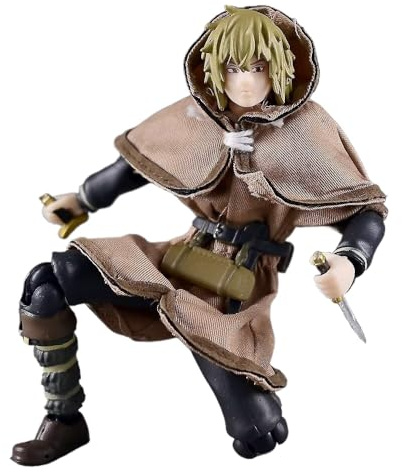 REOZIGN Thorfinn, Thorfinn Karlsefni Standing and Moving Anime Figure 15cm Handmade PVC Video Game Statue Collectible Gift Craft