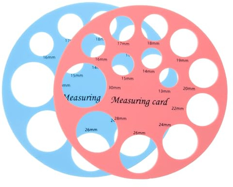Outil de Mesure de Mamelon en Silicone 2 Pièces pour Brides | Courbes et Surfaces Planes, Précision Fiable, Souple et Pratique, pour Bébés
