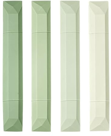 2 in 1 Kleberolle mit Korrekturband,4 Stück Kombi-Rolle,Korrekturband & Doppelseitiges Klebeband mit Kleber,Bandlänge 20 m,Korrekturmaus Korrekturroller für Schüler,Schreiben,Schule,Bürobedarf (Grün)