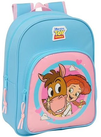 JESSIE – Animated Children's School Backpack, Children's Backpack, Adaptable to Trolley, Ideal for School Children, Comfortable and Versatile, Quality and Resistance, 26 x 11 x 34 cm