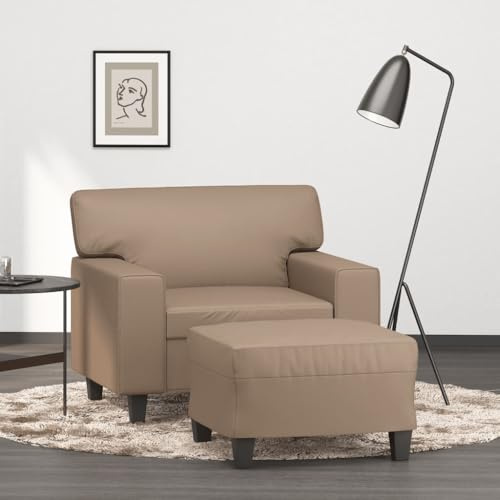 BARULUOAKLIFE Poltrona con Poggiapiedi Cappuccino 60 cm in Similpelle, Struttura Compensato e Metallica, Seduta Imbottita, Design Moderno e Funzionale per Soggiorno **Analisi dei requisiti