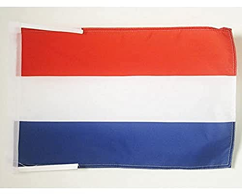 AZ FLAG Bandiera Paesi Bassi 45x30 cm - Bandierina Olandese 30x45 cm Cordicelle