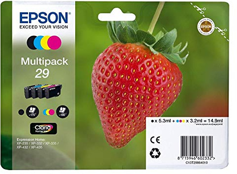 Epson C13T29864010 Original Tinte für Expression Home XP-235 schwarz