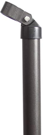 Alberts 623050 Strebe | zinkphosphatiert, anthrazit-metallic kunststoffbeschichtet | Länge 1150 mm | Streben-Ø 34 mm | Schellen-Ø 34 mm