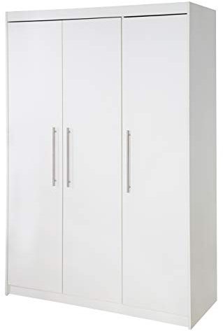 roba Kleiderschrank 'Maren' 3-türig, weißer Babyzimmerschrank, Drehtürenschrank, Babymöbel