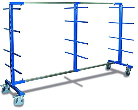Tragarmwagen zweiseitig Traglast (kg): 400RAL 5010 Enzianblau