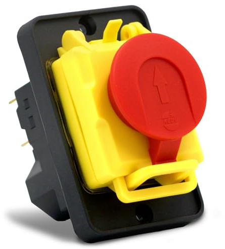 Maschinenschalter KJD18 400V U-Auslöser Schutzkappe IP54 Not-Aus