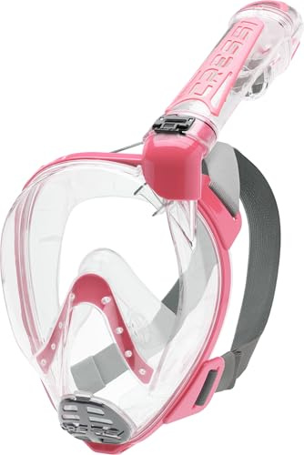 Cressi Duke Dry Full Face Mask Clear/Pink S/M