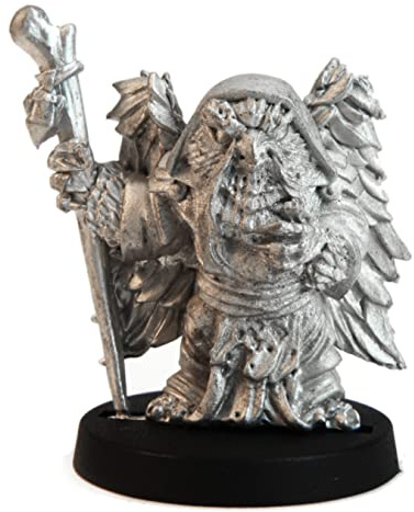 Stonehaven Male Owlfolk Wizard Miniature Figure (for 28mm Scale Table Top War Games) - Made in US