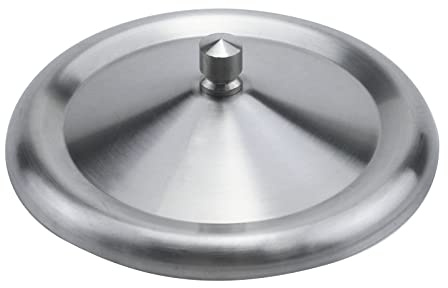 Antrader Stainless Steel Round Cup Lid,Fit for Cup of 3.6-3.7 in Diameter