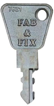 Fab & Fix 7621 Window Handle Key Suits Locking Casement Handles